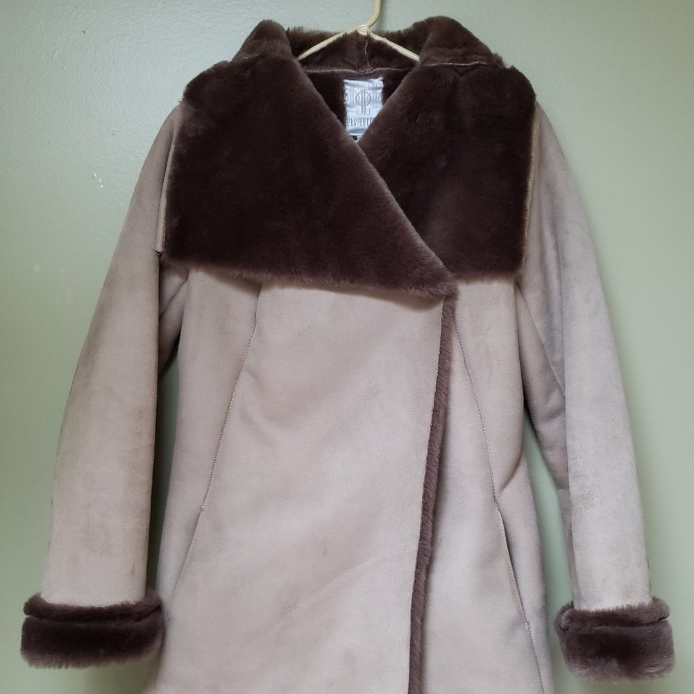 Jennifer Lopez Faux Fur Coat
